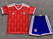 2026 Chile Home kids Soccer Jersey